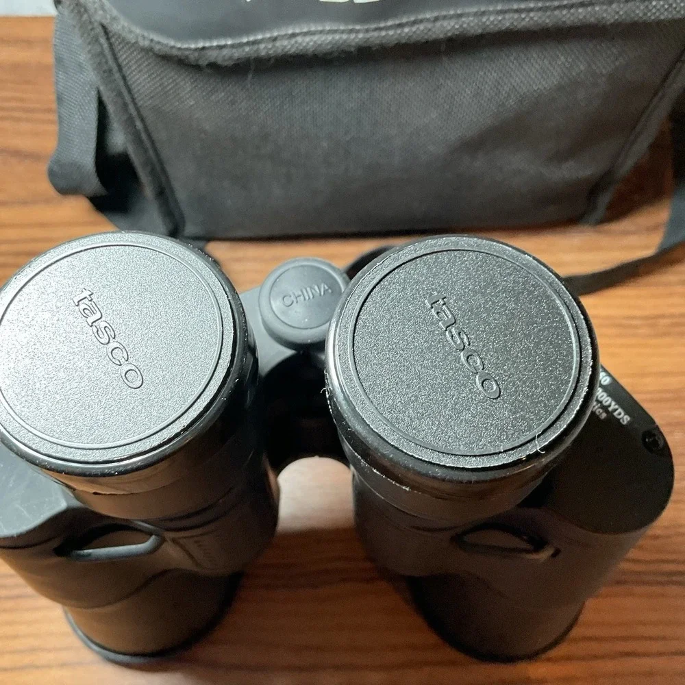 7x50 Binoculars Coated Optics 297ft/1000yd Birding Hunting w Case & Caps